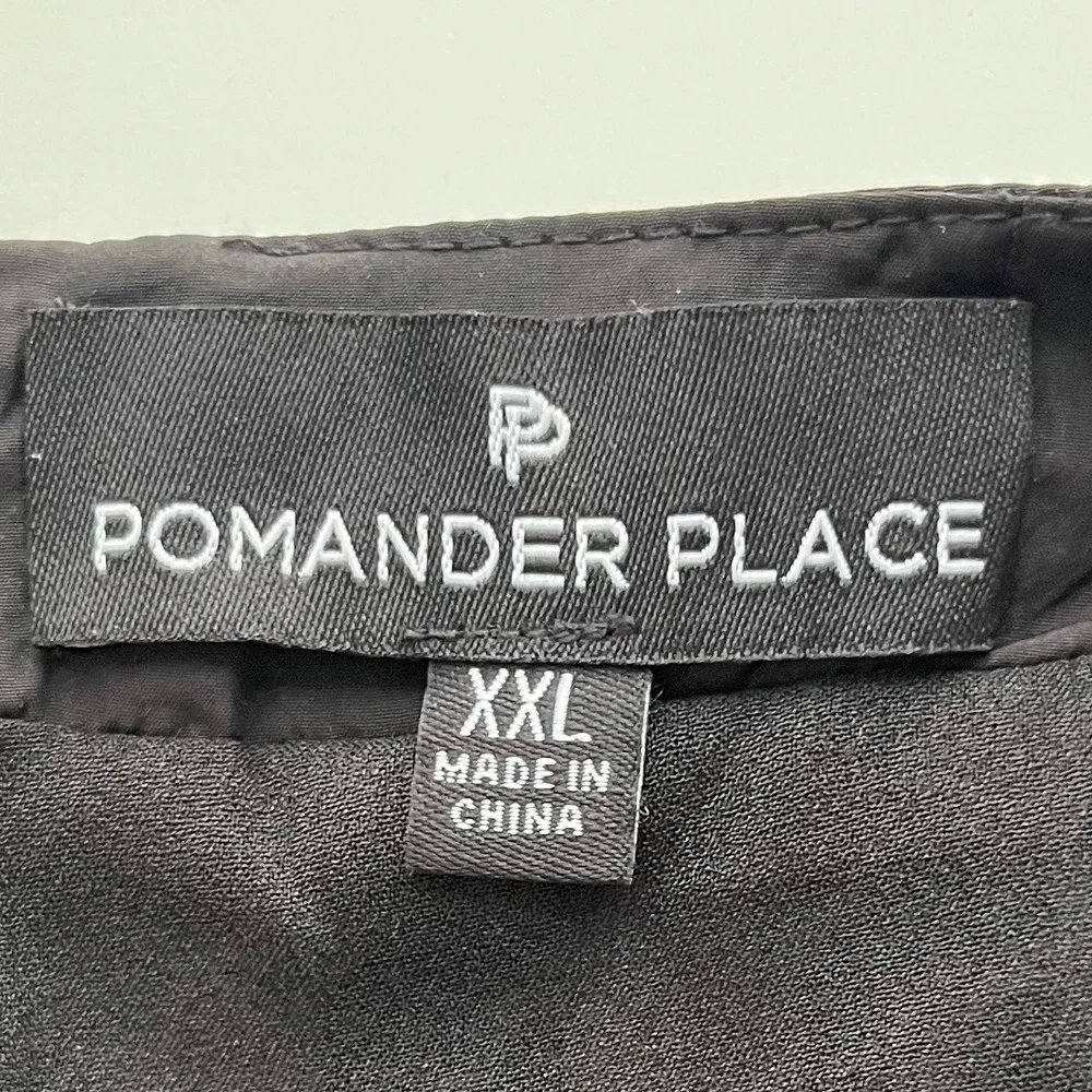 Tuckernuck Pomander Place Coco Tweed Houndstooth Bow Dress XXL Black White‎